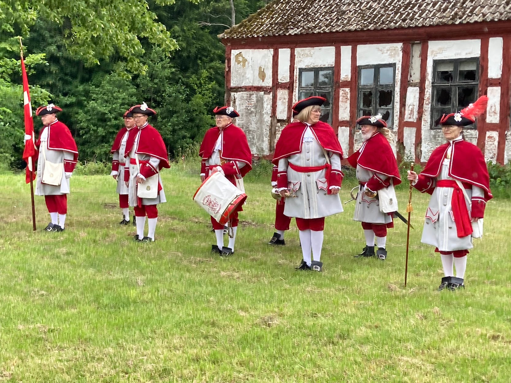 Tordenskjolds soldater medvirkede ved et åbent hus arrangement.